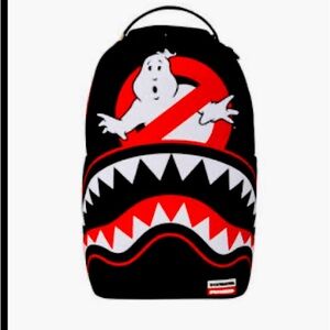 Sprayground Black and Red Backpack Urban Streetwear